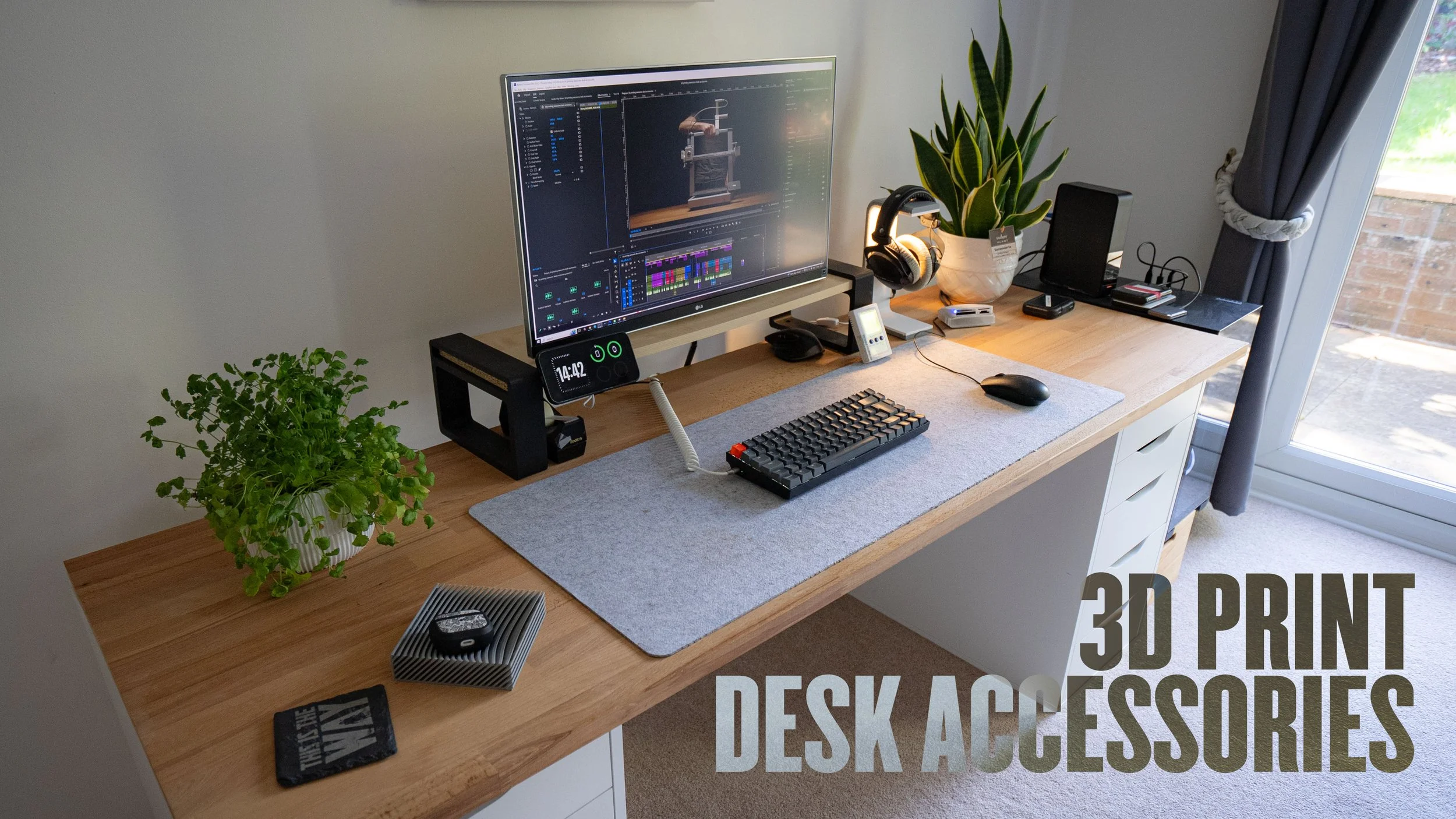 3D Printed Desk Accessories That Transformed My Setup (Bambu Lab A1)