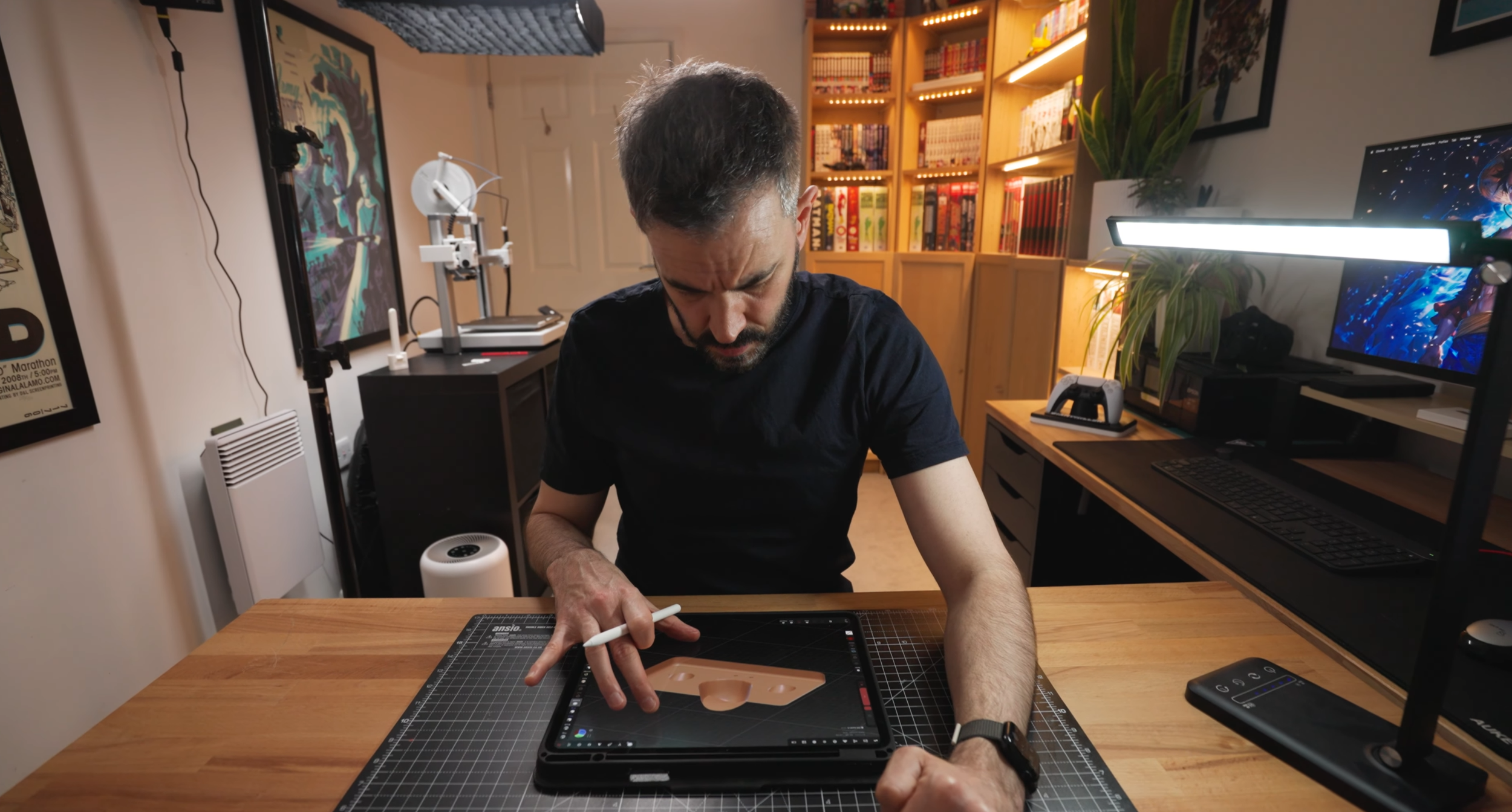 working next to a 3d printer