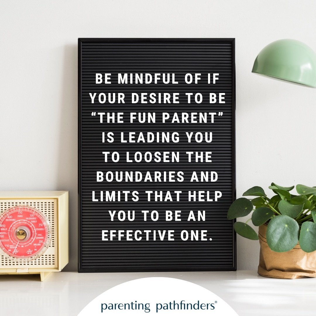This is a loving reminder that boundaries and limits help kids to feel safe, and we don&rsquo;t have to toss them out in order for them to think that we&rsquo;re fun. 
.
.
.
.
#aparentingpath #parentingpathfinders #parenting #parentintentionally #min