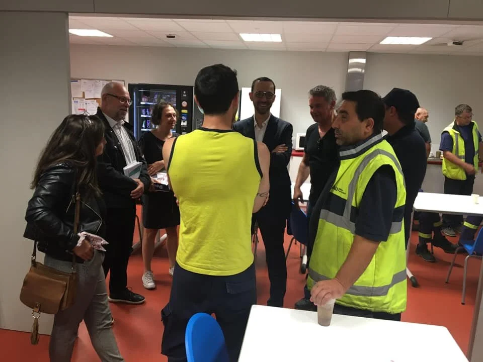 Jérôme Marbot à la rencontre des agents municipaux