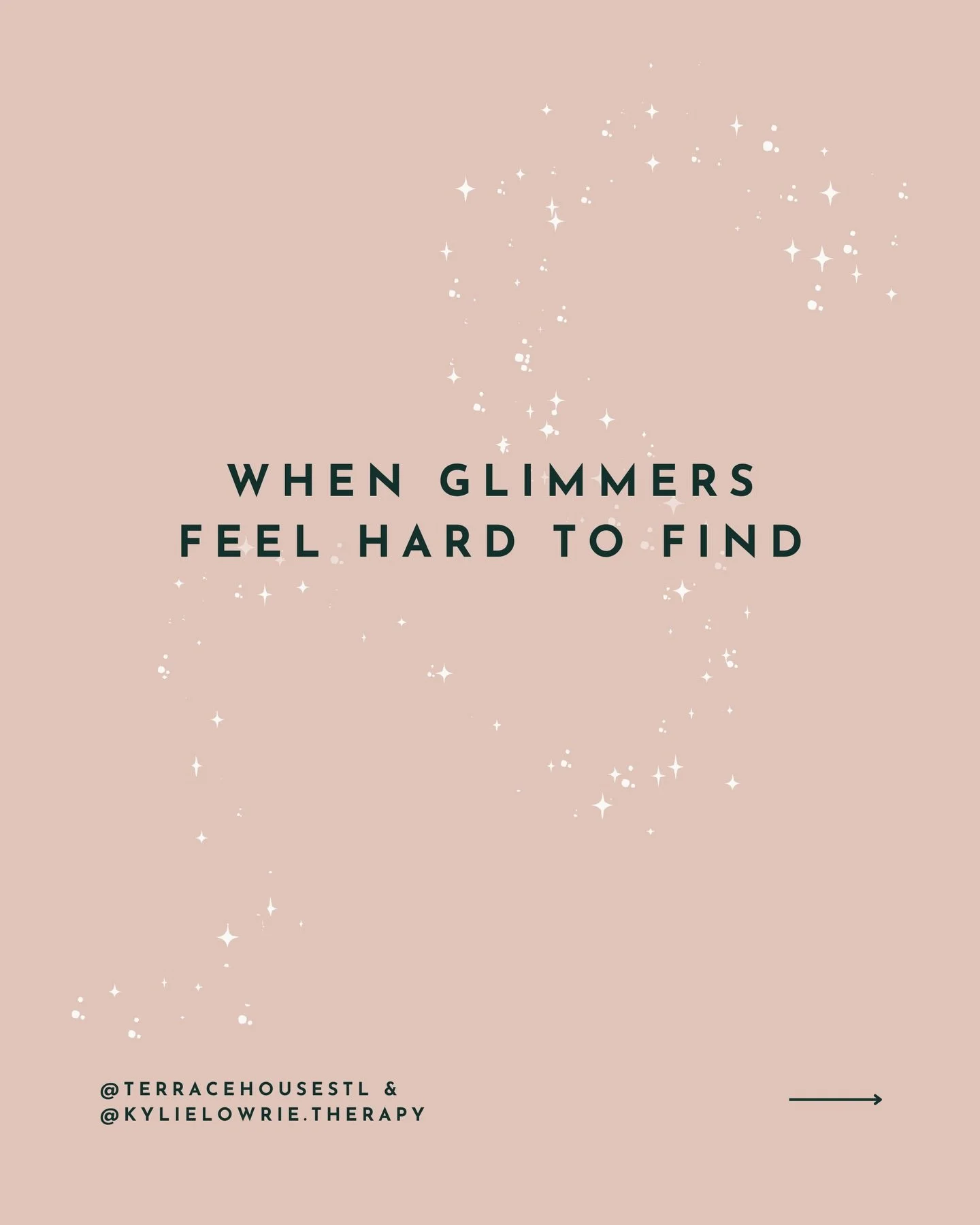 Some days, glimmers are everywhere: sunlight through the blinds, a cozy hoodie, a kind text. Everything feels bright and simple, and easy.

Other days&hellip; everything feels gray, flat, or too much. I know those days personally, the kind where gett