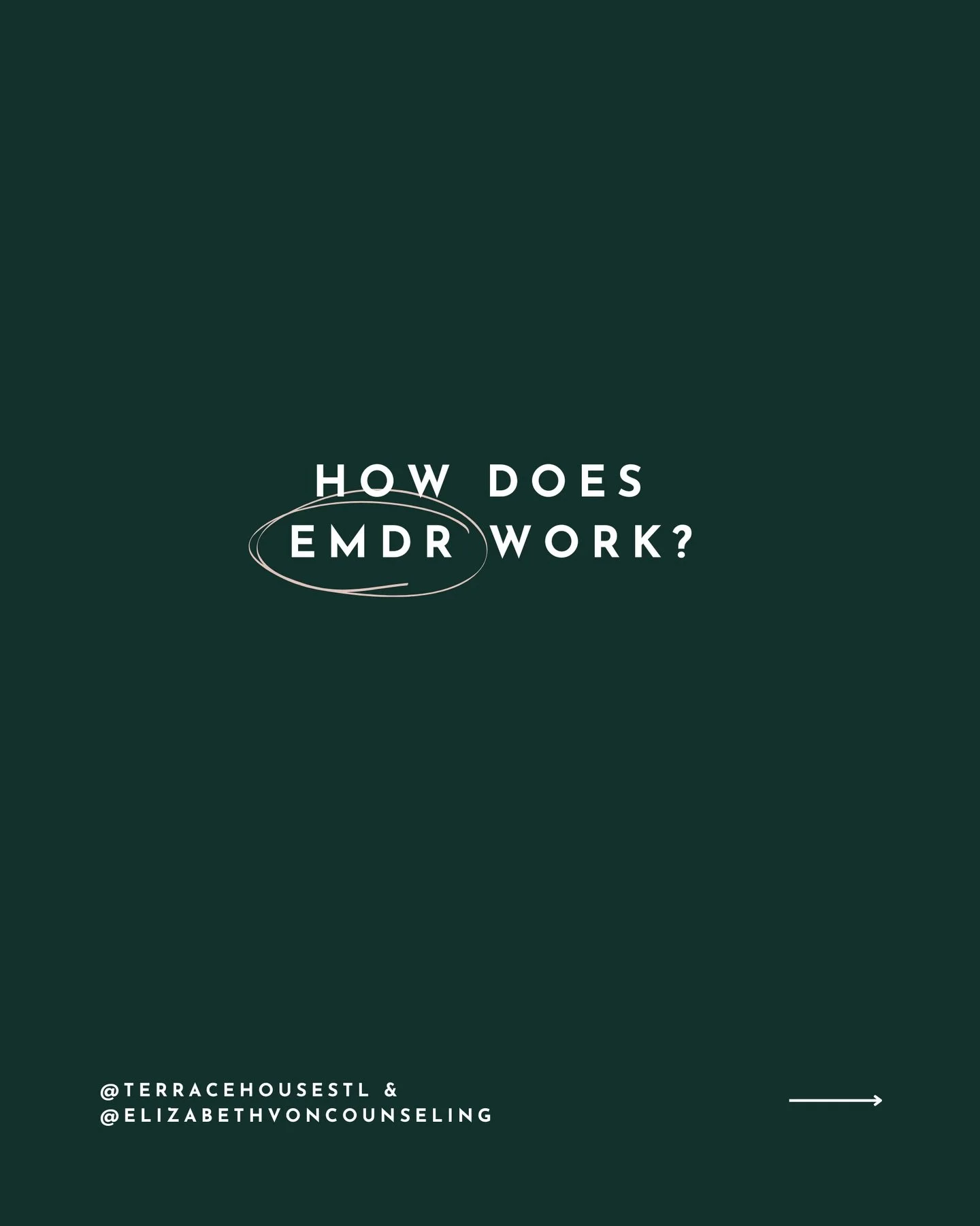 Trauma isn&rsquo;t just something we remember; it&rsquo;s something the body holds.

EMDR helps the brain and nervous system work together so the past doesn&rsquo;t keep showing up as the present.

- Liz ✨