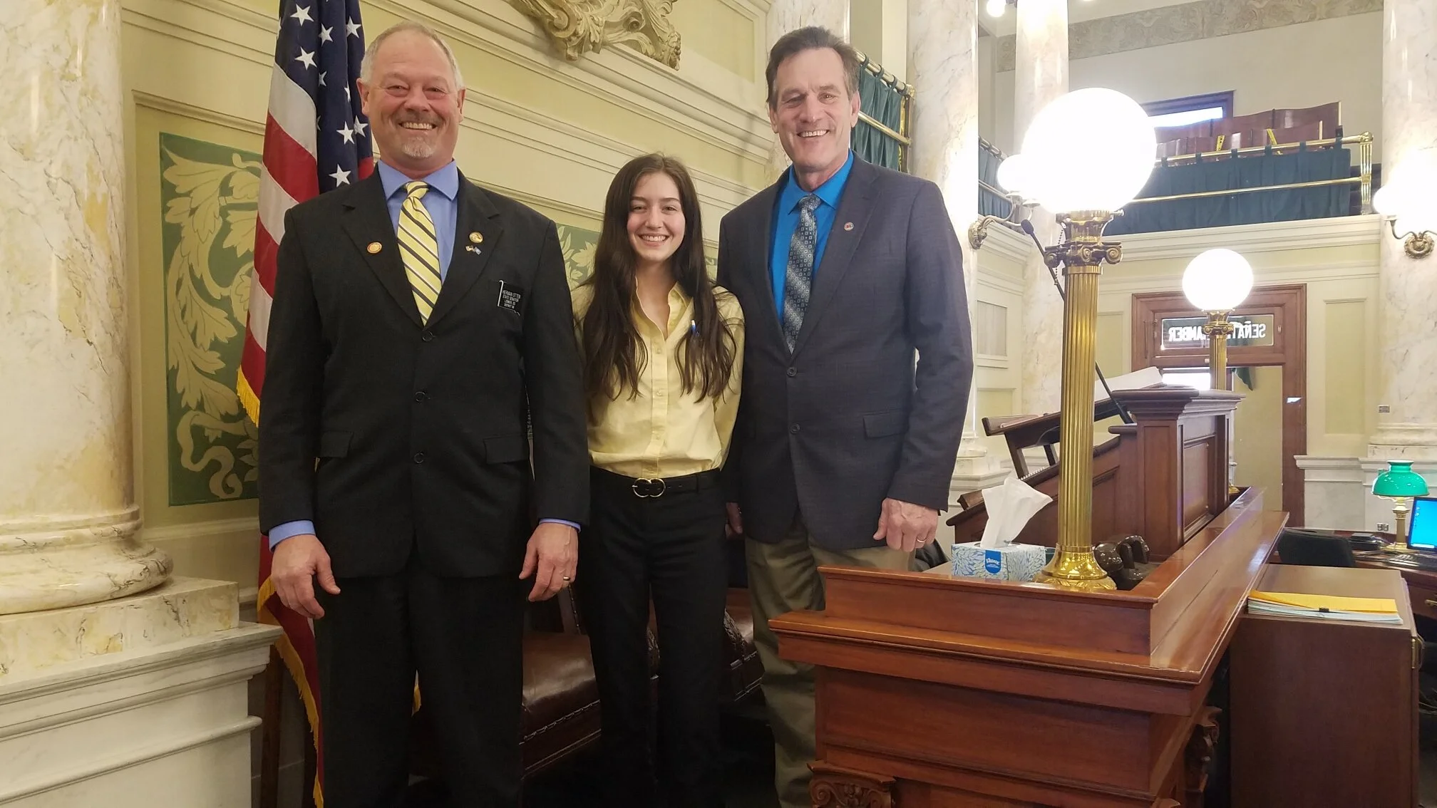 Ellen Boomgarden, Senate Page from Lennox