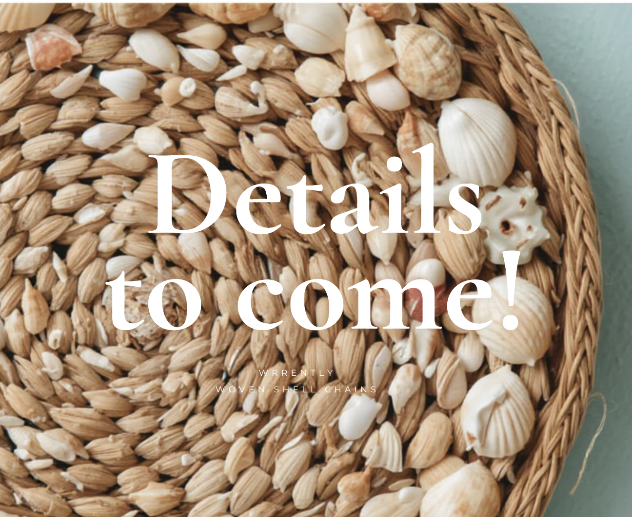 Basket Weaving: Seashell Basket