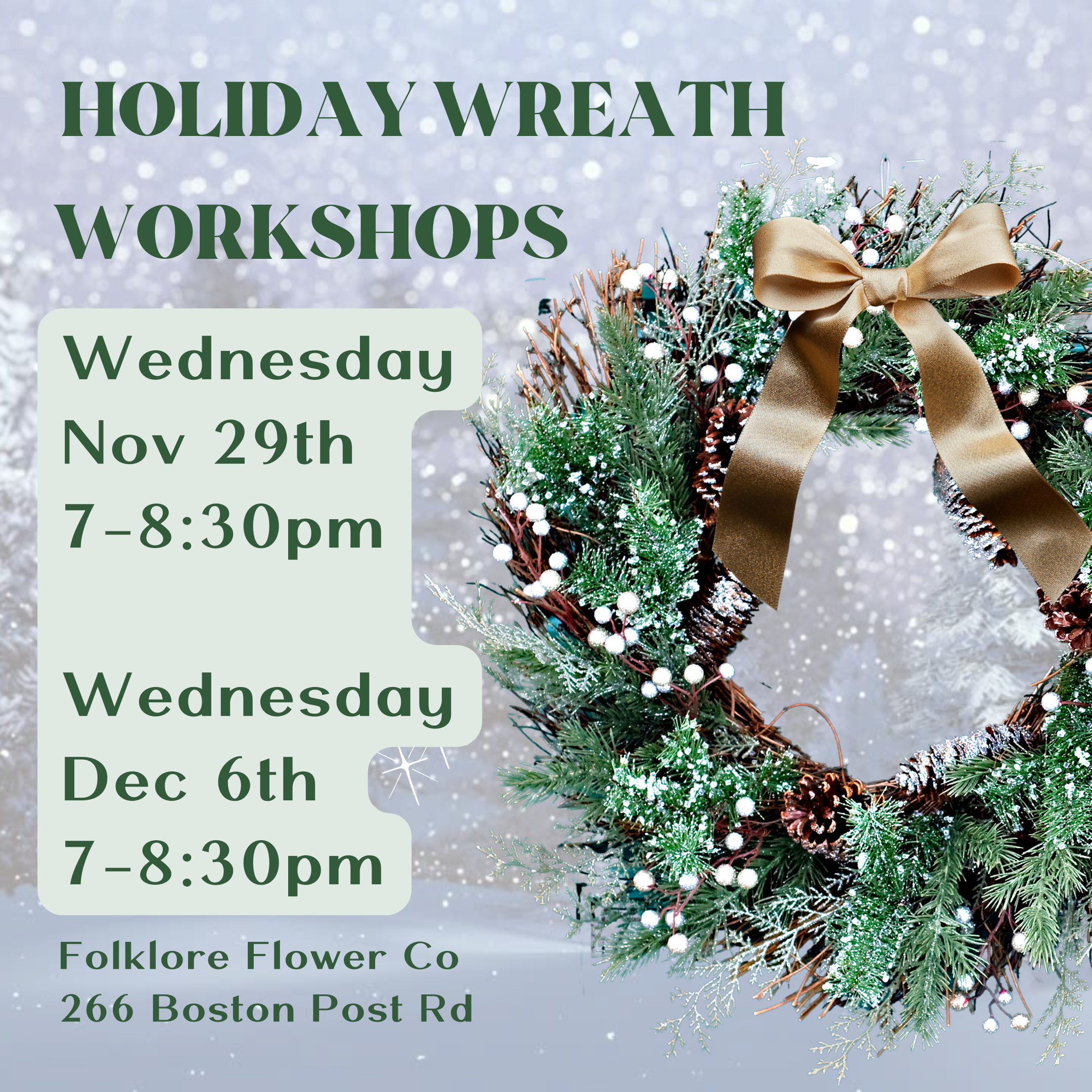 Green Red Festive Animated Christmas Wreath Workshop Instagram Post.png