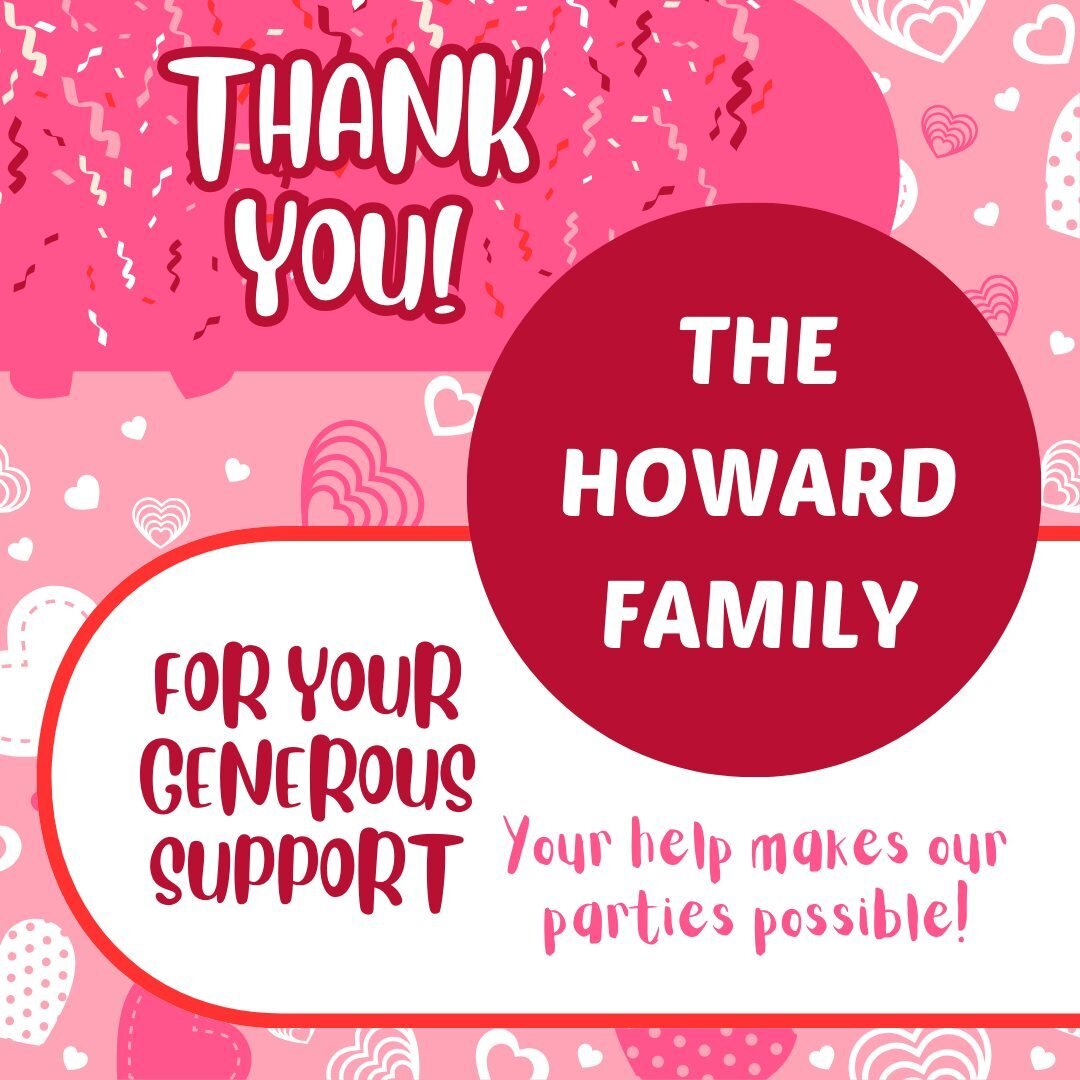 Big shoutout to the Howard family for their support! Community Life's parties and events, including our Valentine's Day dance, wouldn't have been such spectacular successes without them!

#thankyou #celebration #support #disabilityinclusion #shoutout