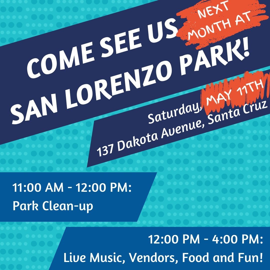 BREAKING NEWS:
Turns out our last post about the San Lorenzo Day in the Park is out of date now. The event has been rescheduled to Saturday, May 11th due to inclement weather.
Community Life Services will still be attending, and we still hope to see 