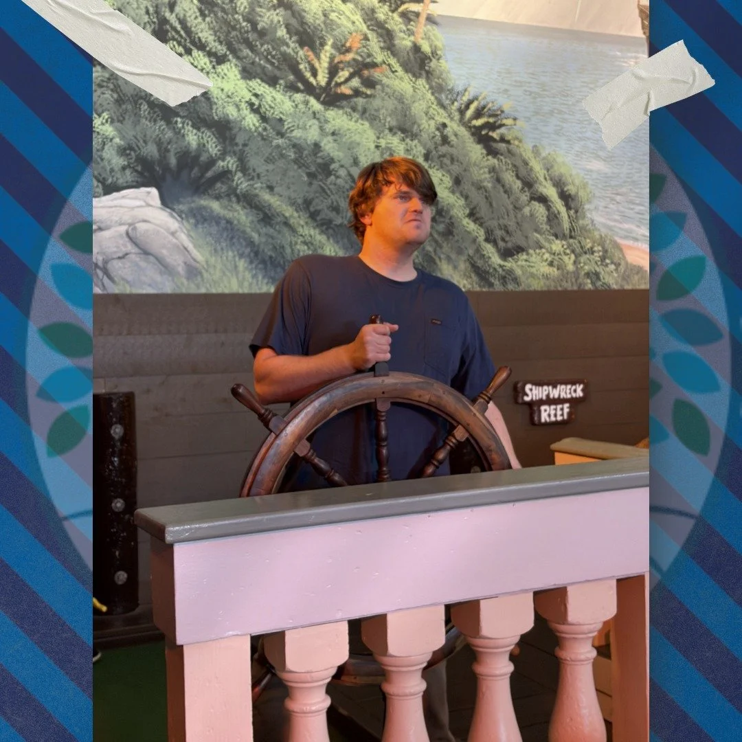 Simon's taking the wheel at Neptune's Kingdom!
#disabilityinclusion #minigolf #santacruzbeachboardwalk