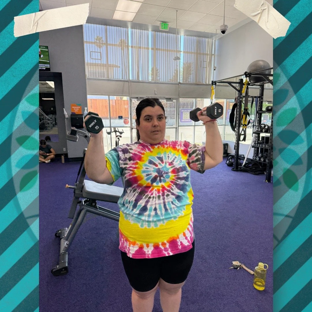Alyssa's getting stronger every day thanks to her workout routine!
#strengthtraining #fitness #disabilityinclusion