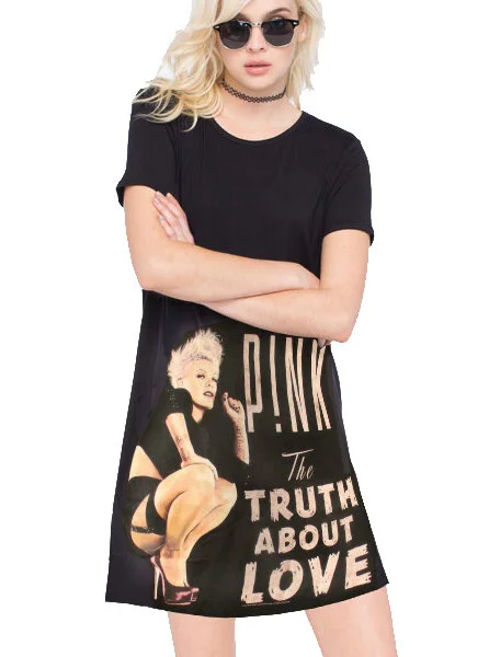 P!nk Truth About Love T-Shirt Mini Dress
