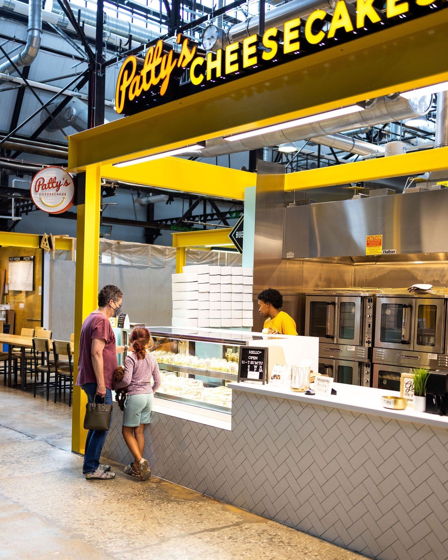 Come see us at @cityfoundrystl FOOD HALL! Whether you're craving a midweek treat or a weekend delight, we've got you covered and we'll make you cheese. 🧀🍰😃

📸: @sarajaneherrmannphotography
#PattysCheesecake #CityFoundrySTL #STLGram