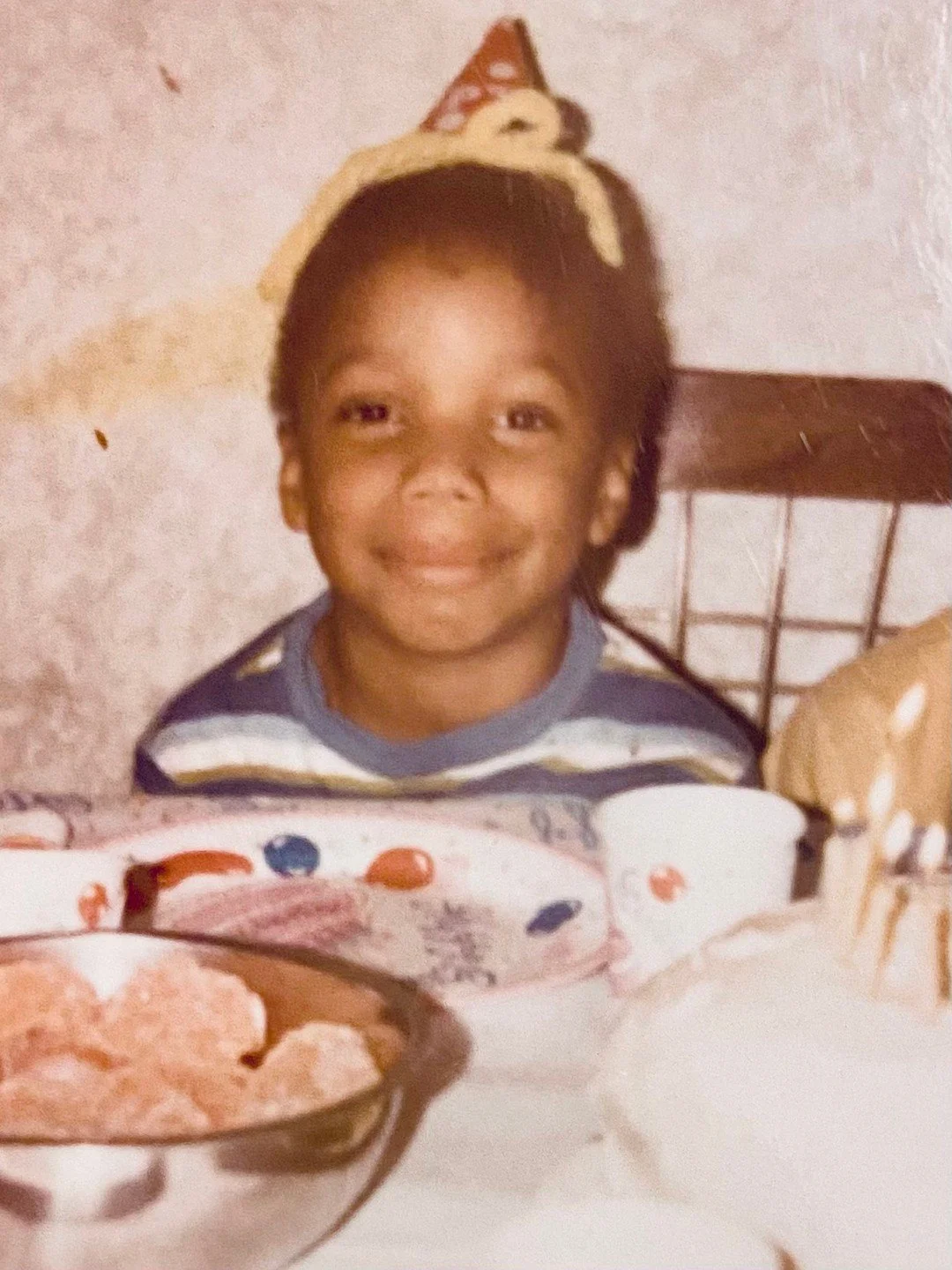 From this to this. 🧡

 🍰 Little me had no idea she'd grow up to run a bakery
 🍰 But she did know she loved being in the kitchen with her dad
 🍰 She did know her grandmother's cheesecake was one of the best things she'd ever tasted
 🍰 Some things