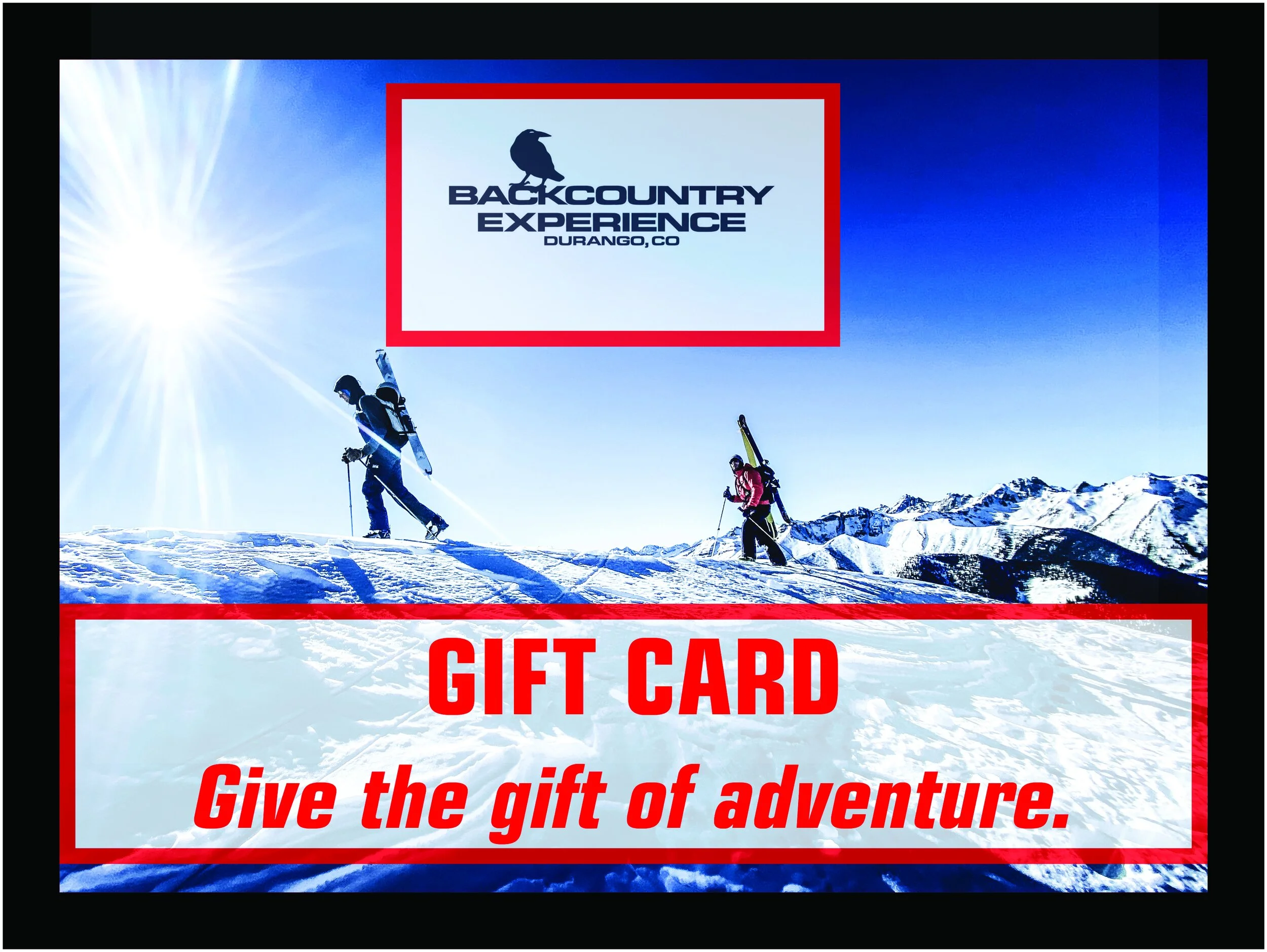 Gift Card — Backcountry Experience
