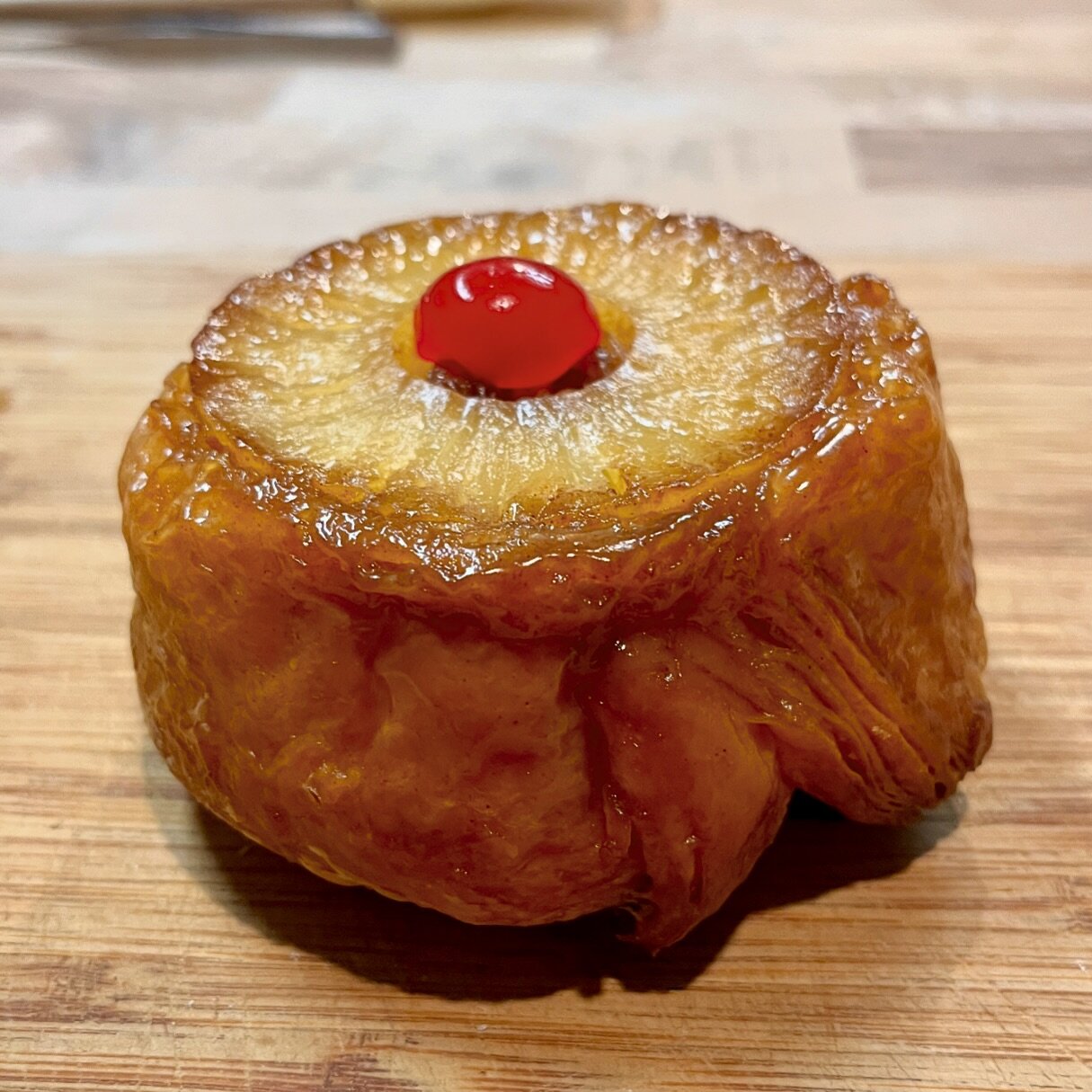 Pineapple upside down bun. Saturday @vineyardfarmersmarket &amp; @enzos.table !