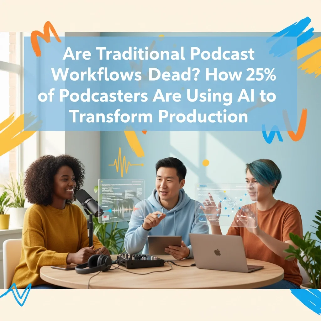 Are Traditional Podcast Workflows Dead? How 25% of Podcasters Are Using AI to Transform Production