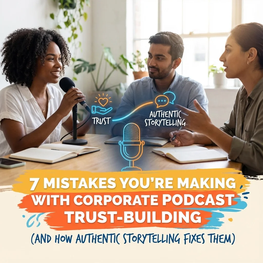 7 Mistakes You're Making with Corporate Podcast Trust-Building (And How Authentic Storytelling Fixes Them)