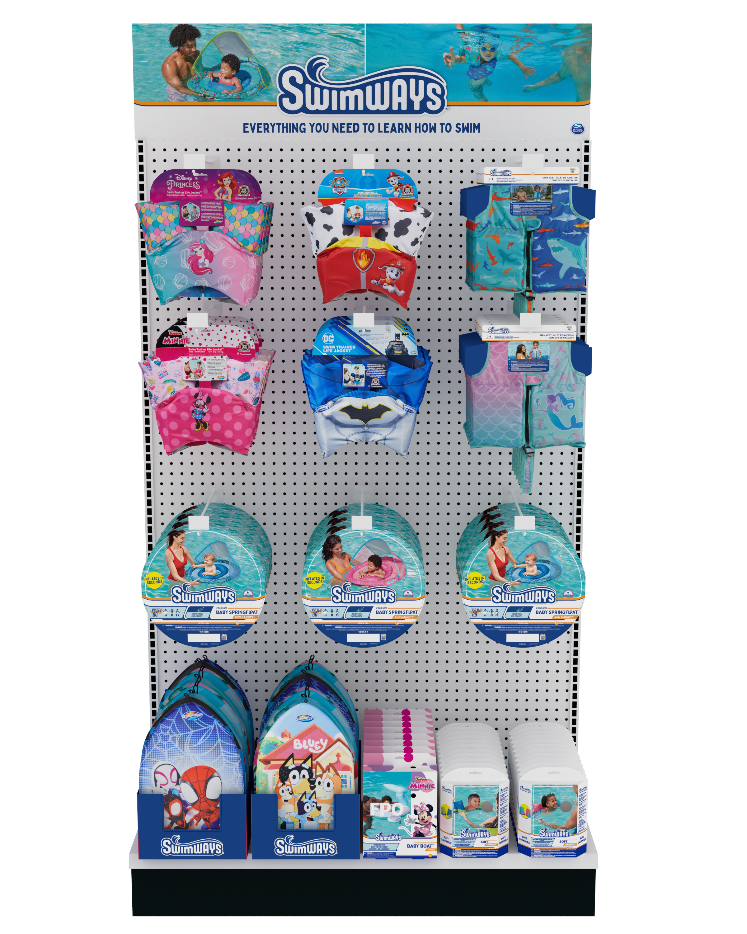 S25 Swimways Learn To Swim Leslies Signage Endcap_Front.png