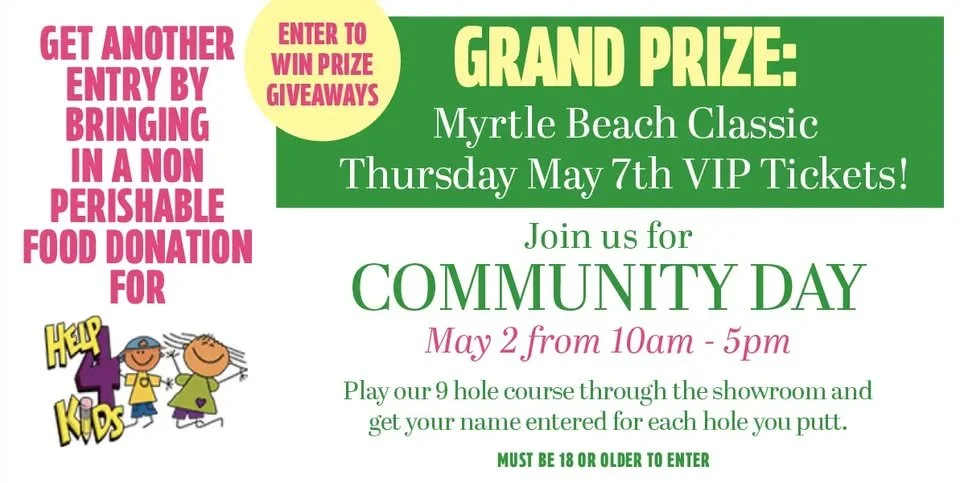 Garden City Furniture's PUTT TO WIN and COMMUNITY DAY