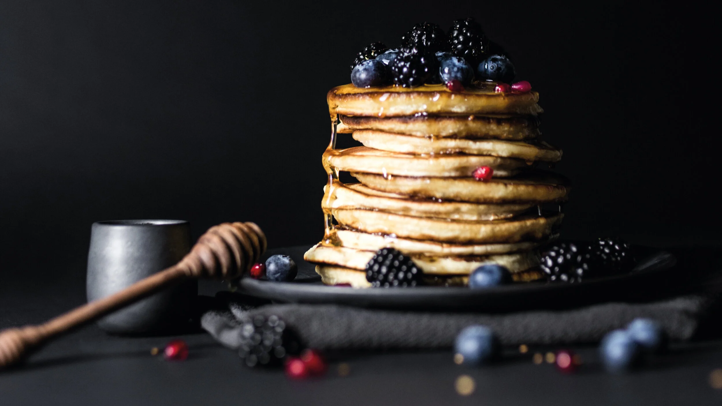 Goldene Pancakes Mood