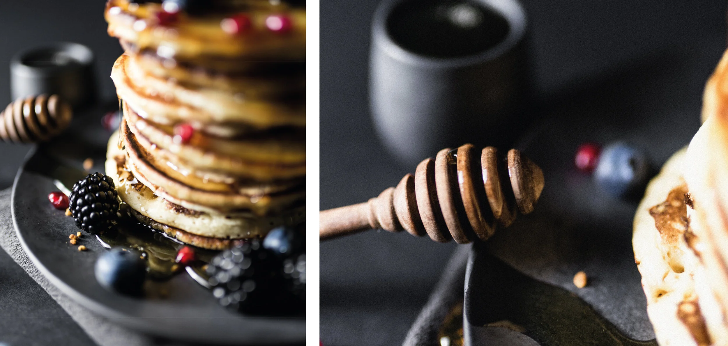 Goldene Pancakes Detail 3