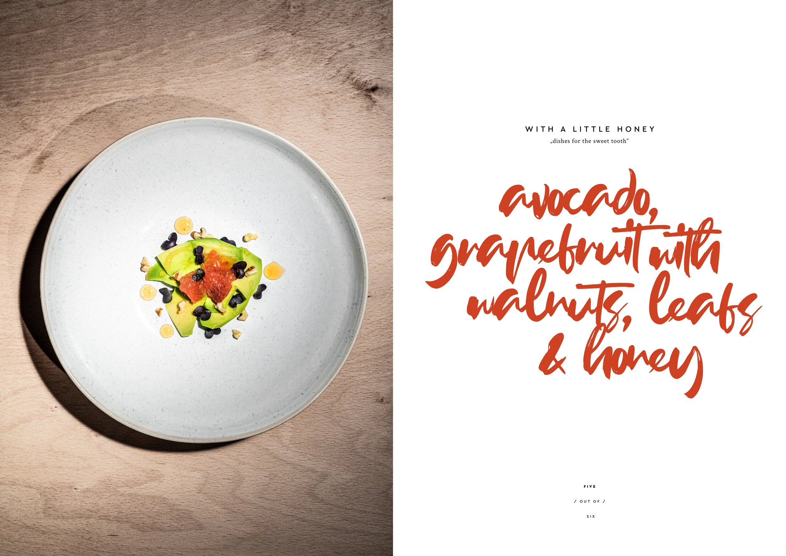 with a little honey - avocado