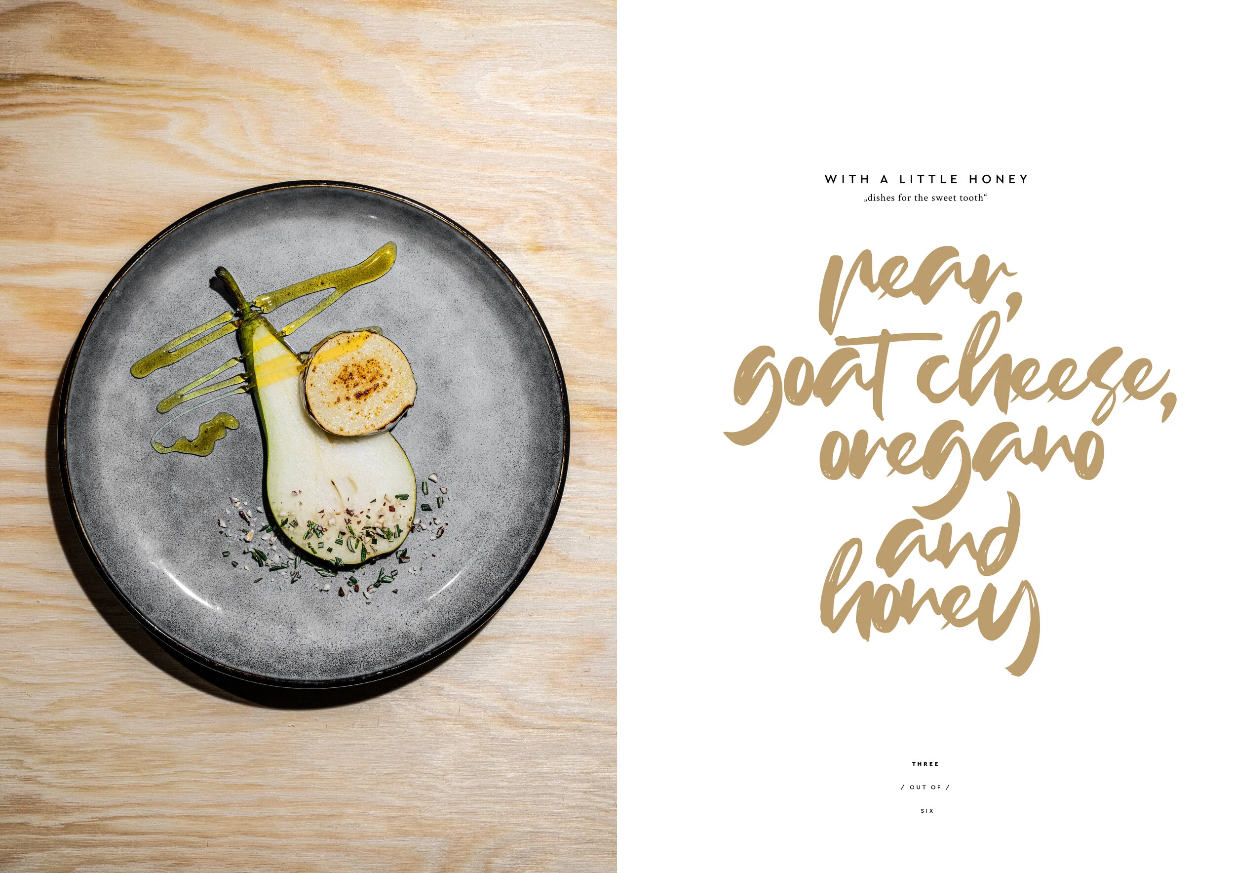 with a little honey - honey pear