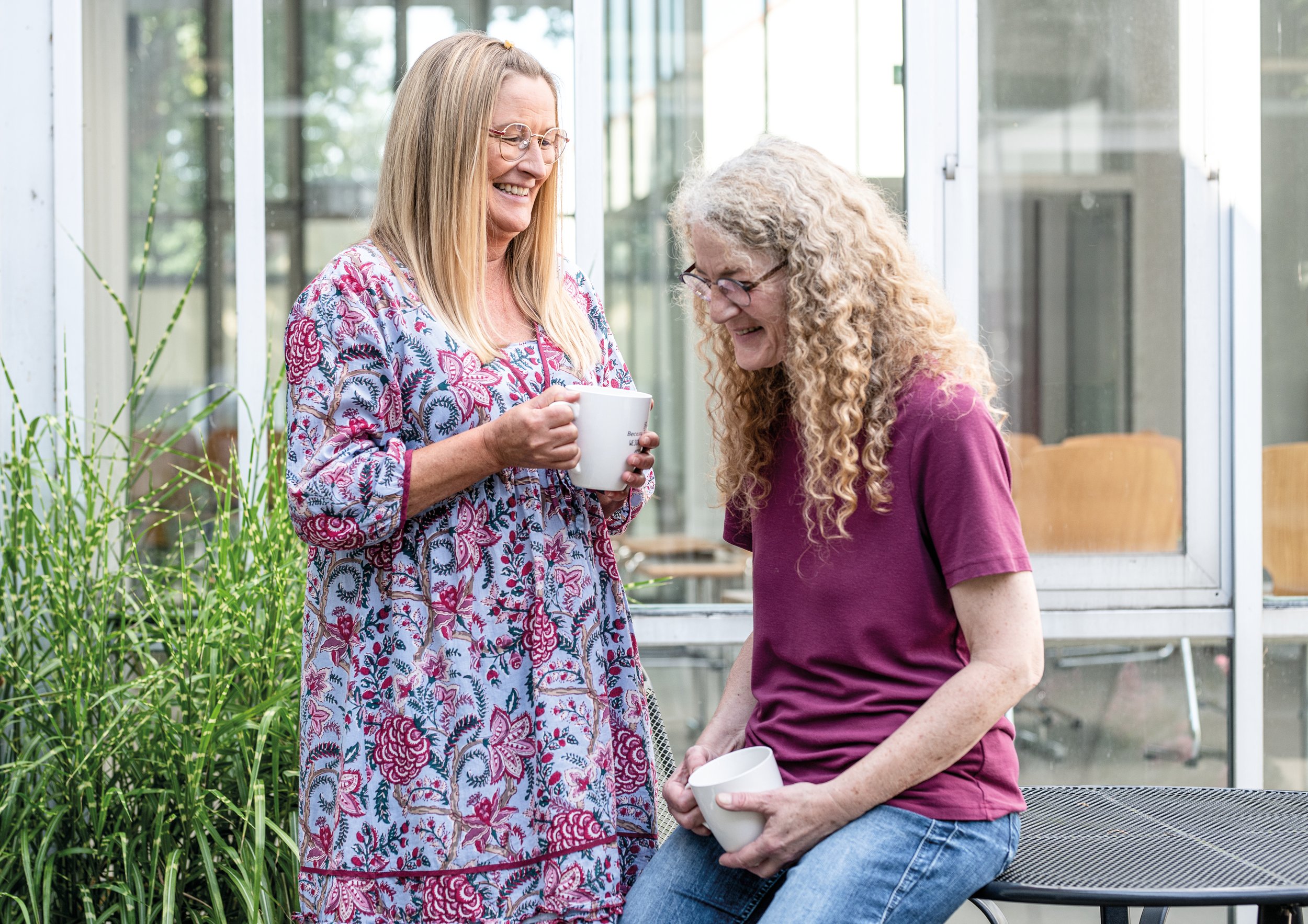 Glück inklusive. Susann Körner und Marion Stoffers.