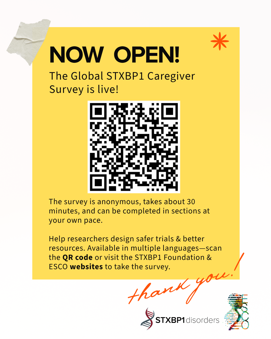 The Global STXBP1 Caregiver Survey is Live!