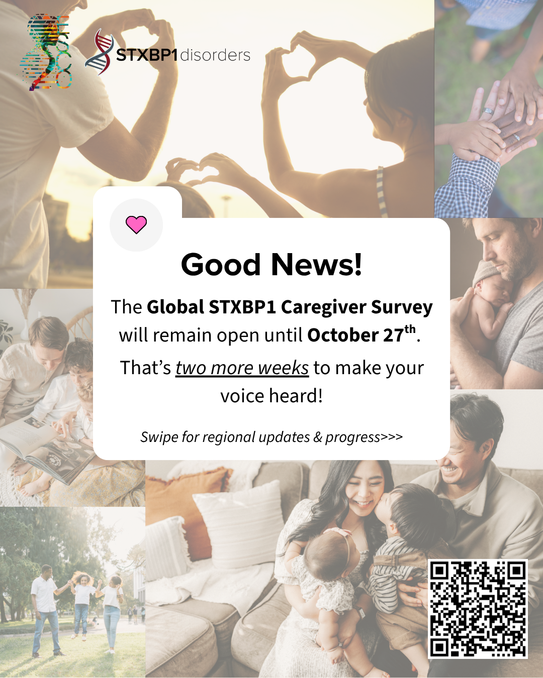 The Global STXBP1 Caregiver Survey Will Remain Open Until October 27th