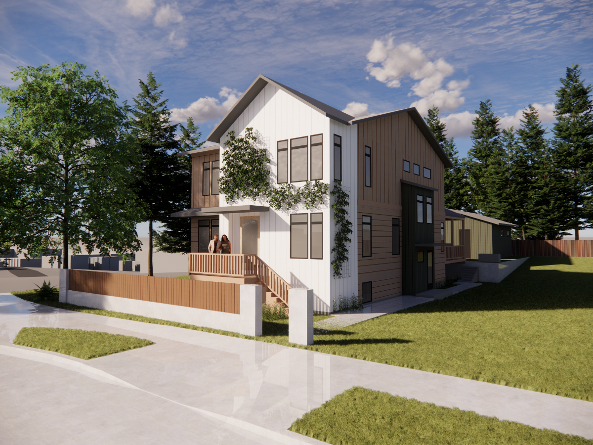 Transitional Custom Home (Construction)
