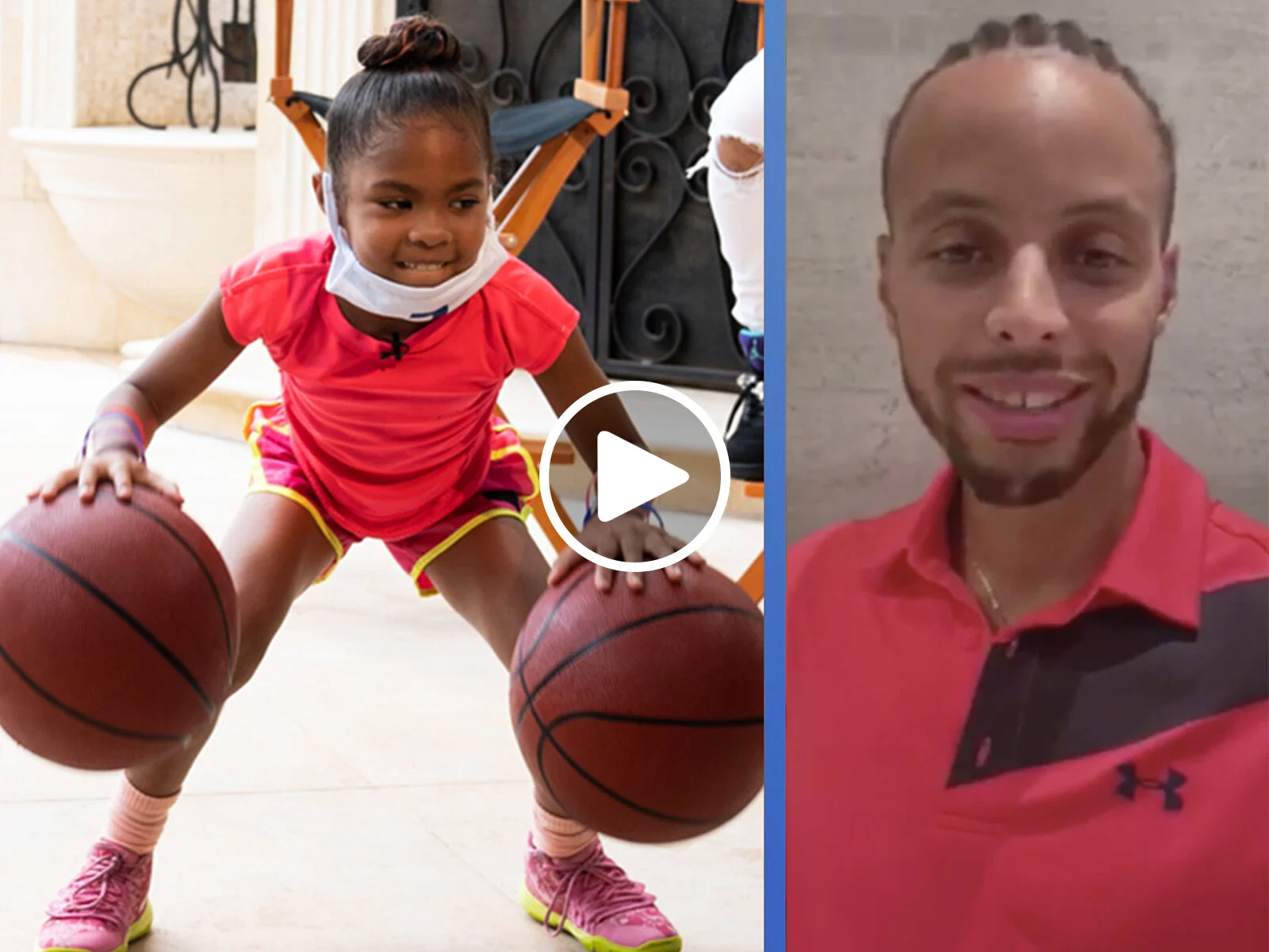 Steph Curry Surprises a Six Year Old Basketball Prodigy!