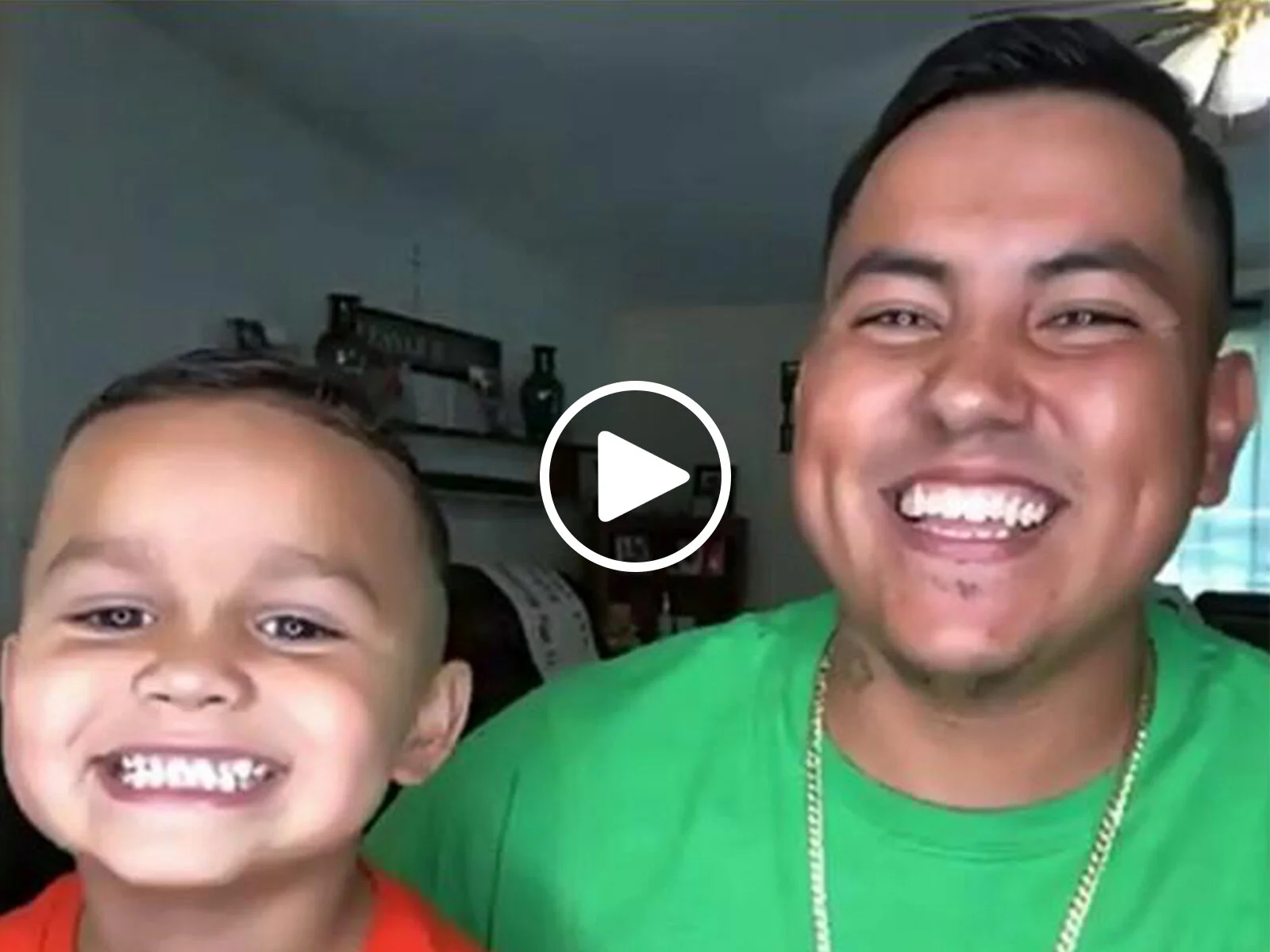 The Father and Son Recreating Steve’s Iconic Movie