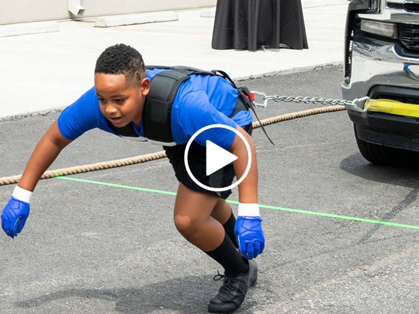 9-Year-Old Strongest Kid Pulls a Truck!