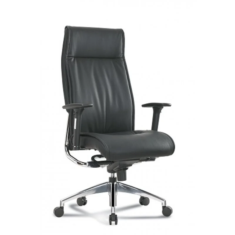 Alto High Back Leather Executive Chair in Black