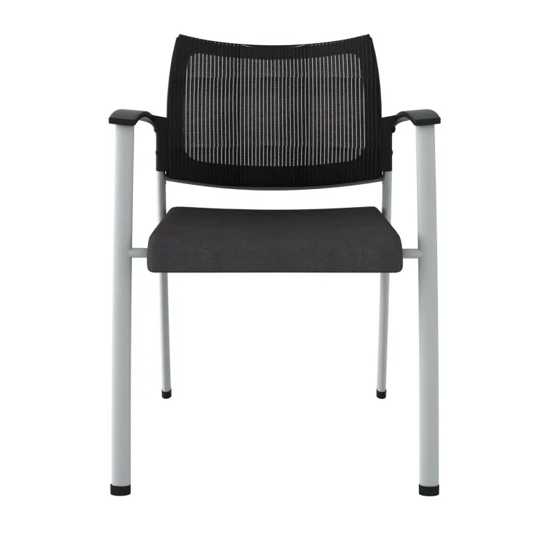 Spazio Visitor Mesh with Leather Seat Chair