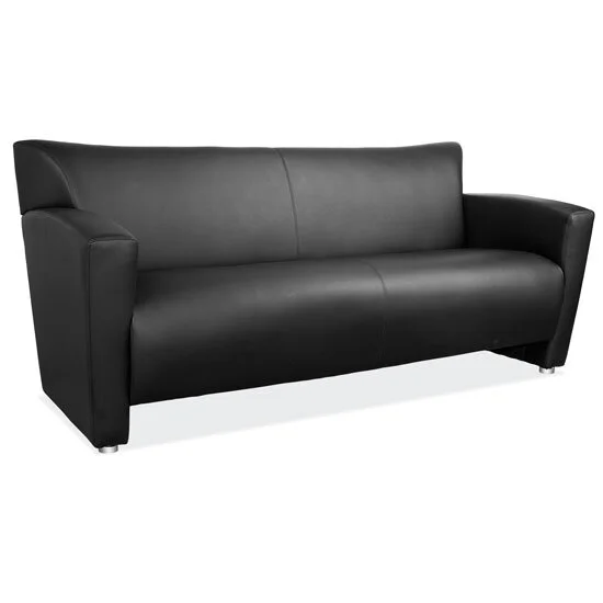 Tribeca Sofa in Black Bonded Leather