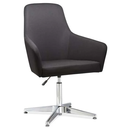 Elroy Lounge Chair with Adjustable Seat in Black