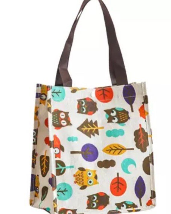 Happy prints, happy kids!  This coated canvas tote holds everything your heart desires.  School is almost done, lets pack up for summer fun.  #totes #kidstotes #custommade #giftwithpurchase #canvasbag #summertote #wedoitall #beautypackaging #sustaina