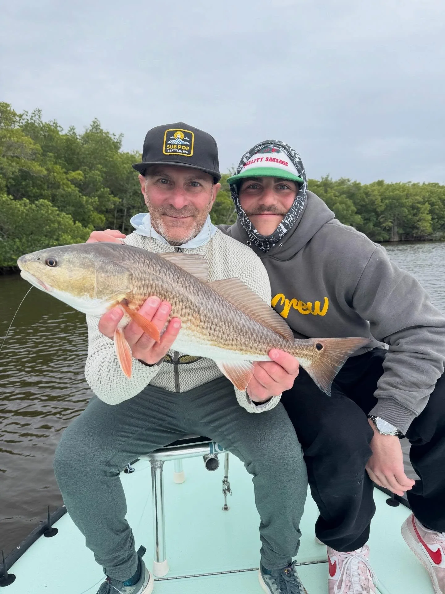 Well March is living up to its windy reputation, it&rsquo;s been blowin steady past couple days. Mark Freida and son Hatcher making the best of the conditions with a red and a lot os dink snook keeping the line tight all day. You don&rsquo;t know unl