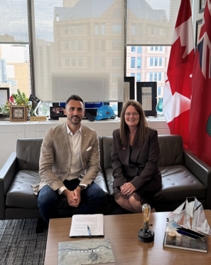 Society/Local 160 President Meets with Ontario Energy Minister Stephen Lecce 