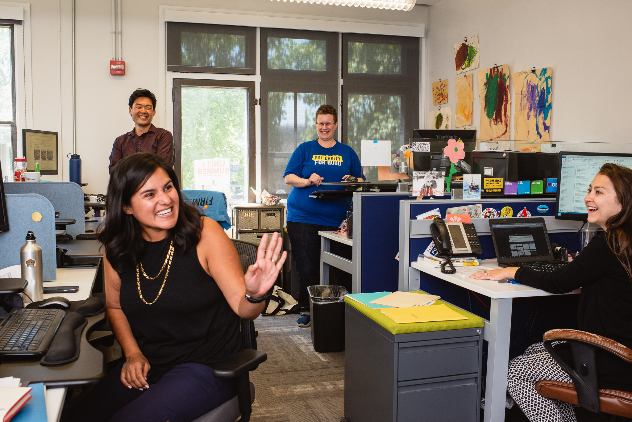  Nonprofit Professional Employees Union (NPEU)-IFPTE Local 70 members at work 