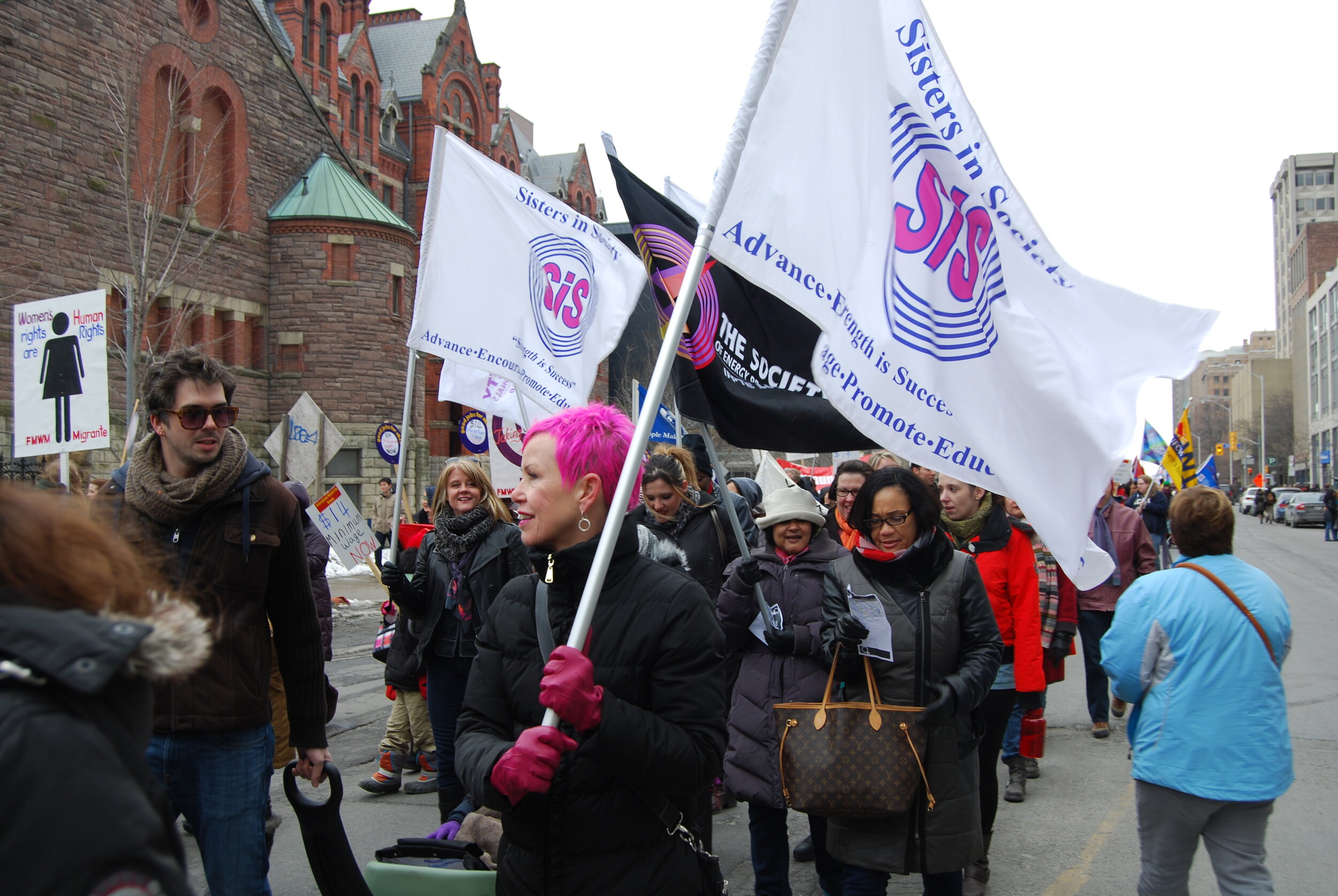 2014 IWD Diane with SiS flag.jpg