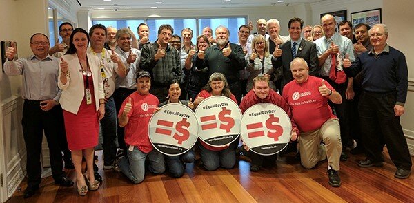  April 2017 Equal Pay Day rally in Toronto 