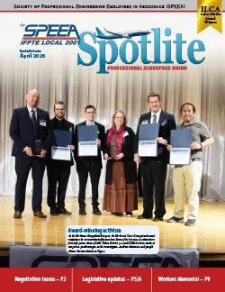 Latest&nbsp;SPEEA Spotlite&nbsp;Reports on&nbsp;Member Recognition Banquet, SPEEA Legislative Efforts in Olympia, Topeka