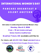 IWD Pancake Breakfast &amp; Silent Auction in Winnipeg&nbsp;&nbsp;