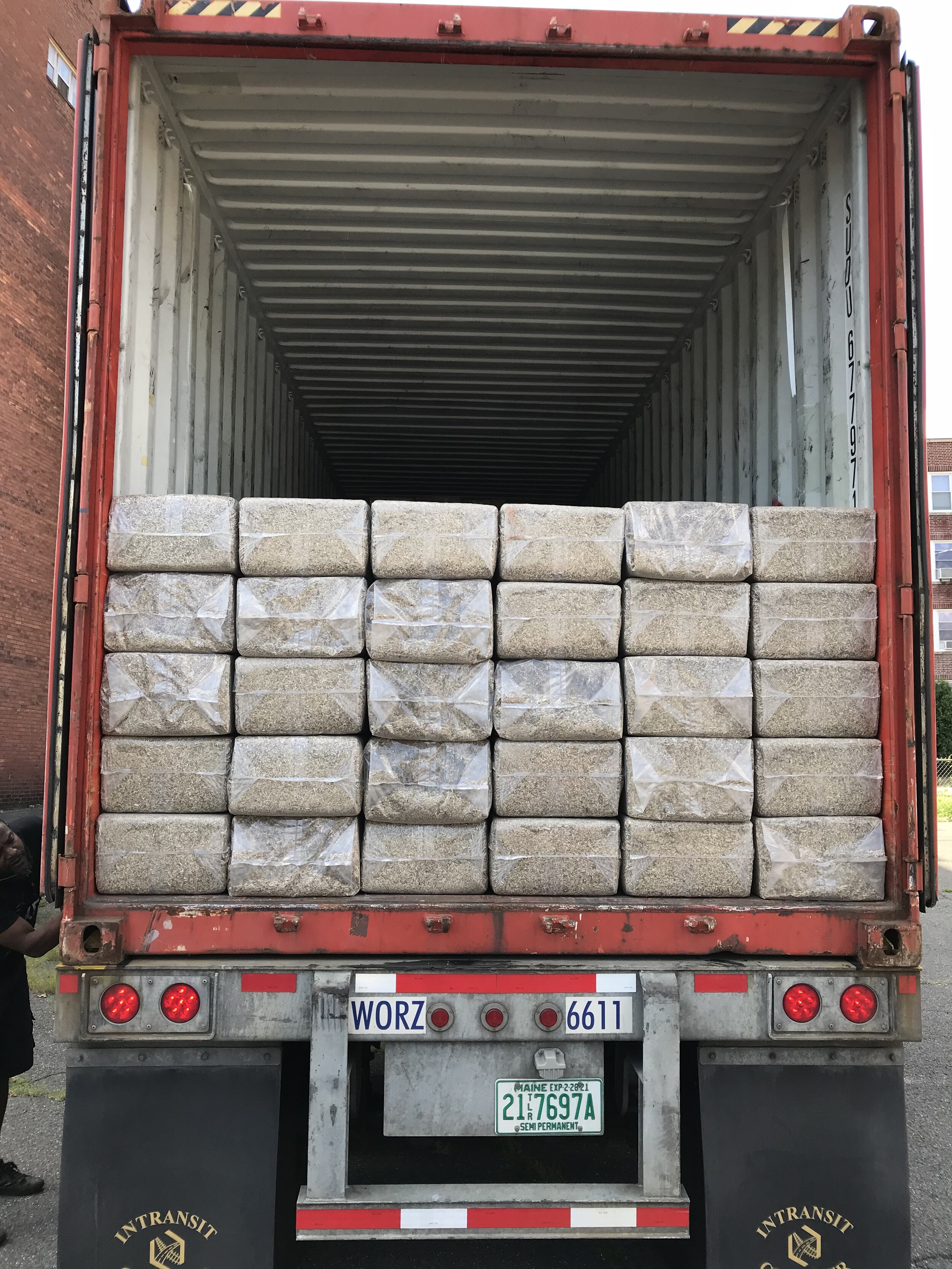 Hemp Hurd delivery from the Netherlands