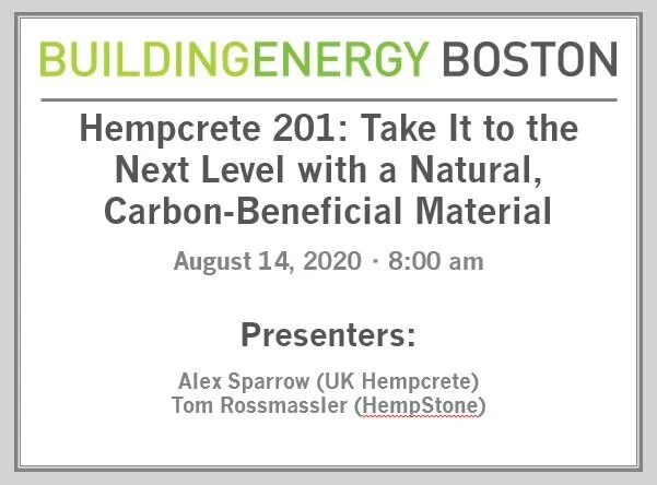 Next Week: Hempcrete 201 - Take it to the Next Level with this Natural Material