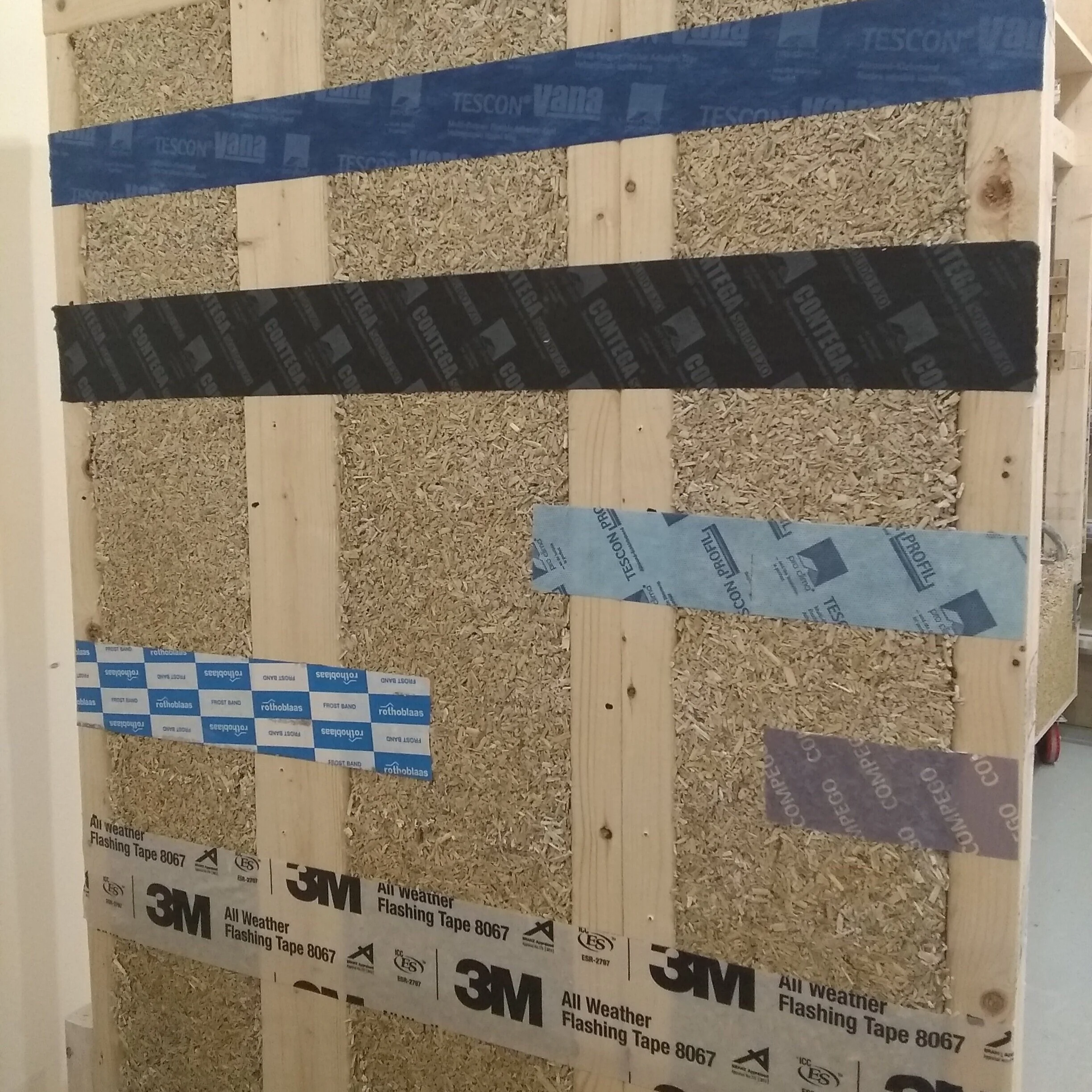 High Performance Tape: Test Results on Hempcrete and Lime Plaster