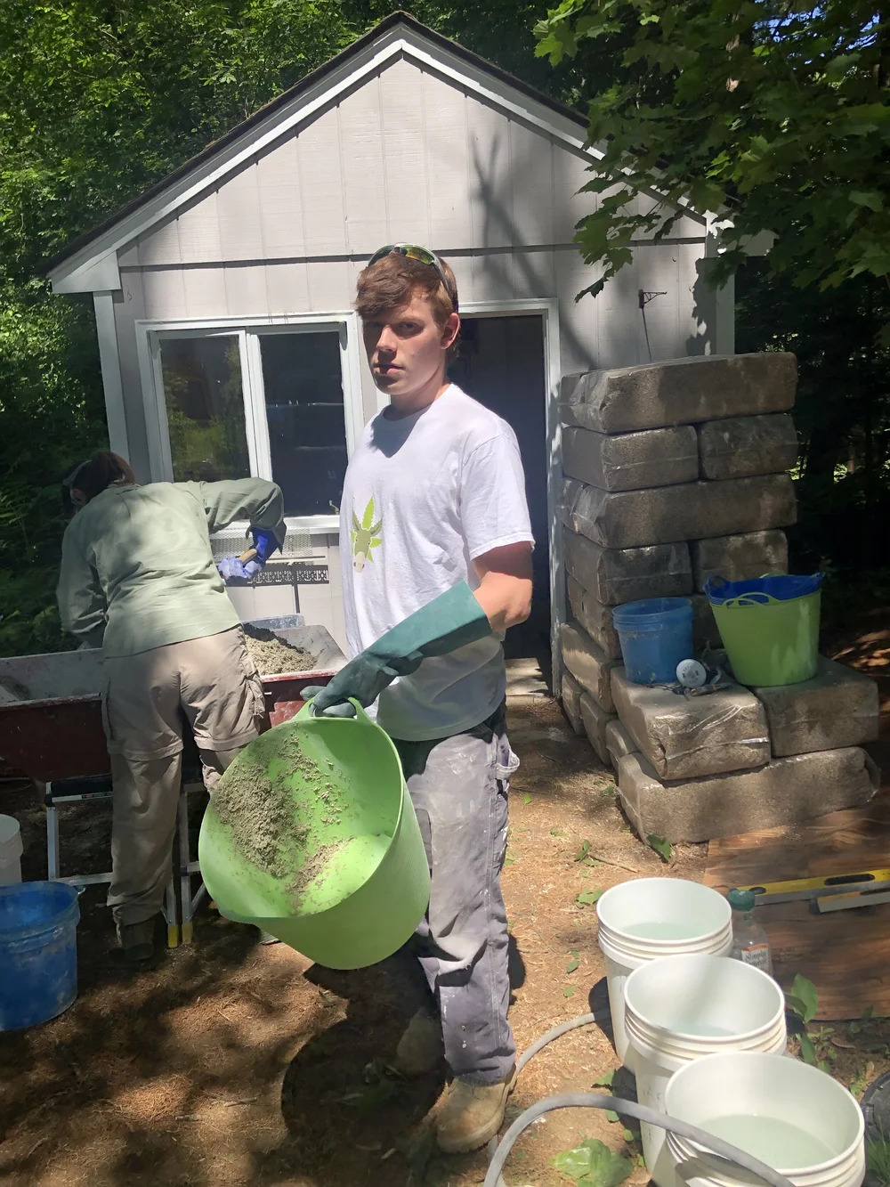 Although he is usually fun, sometimes he is SO grumpy the worksite needs to be cleared while he wreaks his havoc