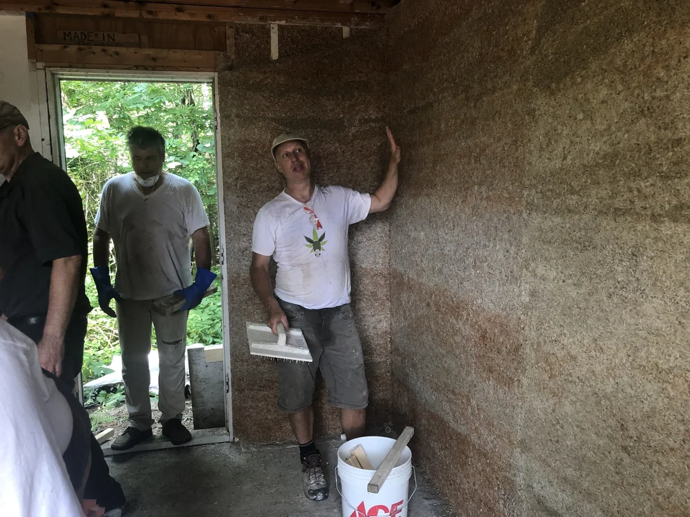 Tom Leads Hempcrete Training